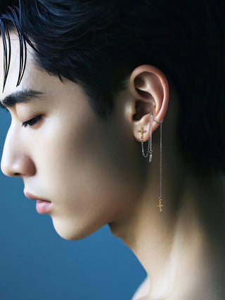star tassel earrings