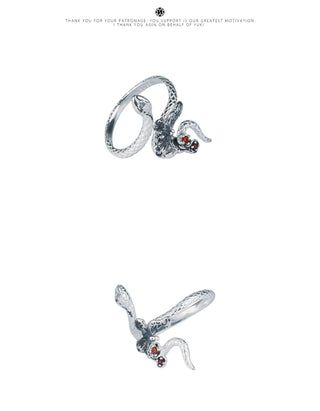 butterfly snake ring