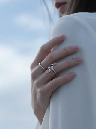 butterfly snake ring