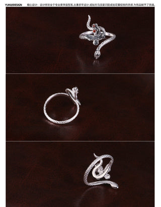 butterfly snake ring