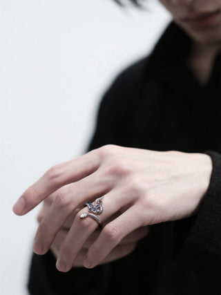 butterfly snake ring