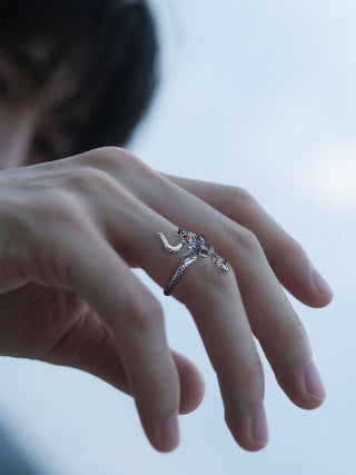 butterfly snake ring