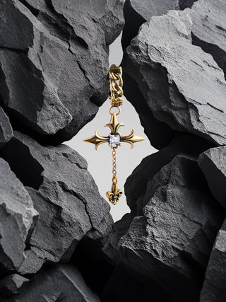 cross hipster earrings