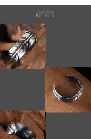 feather ear rings