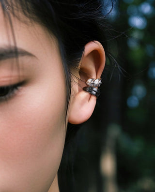 feather ear rings