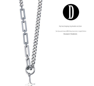 titanium steel necklace