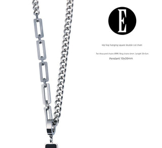 titanium steel necklace