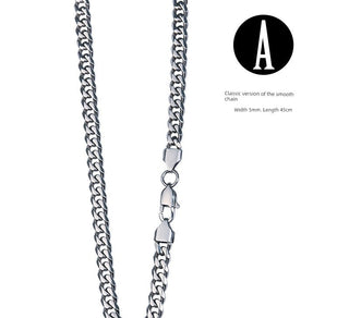 titanium steel necklace
