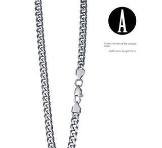 titanium steel necklace