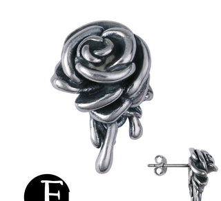 dark rose earrings