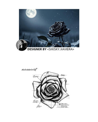 dark rose earrings
