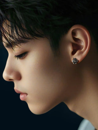 dark rose earrings
