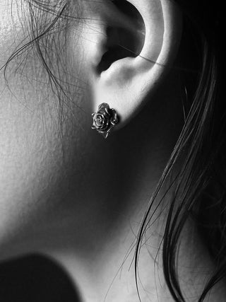 dark rose earrings