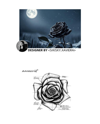 dark rose earrings