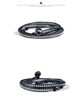 punk leather bracelet