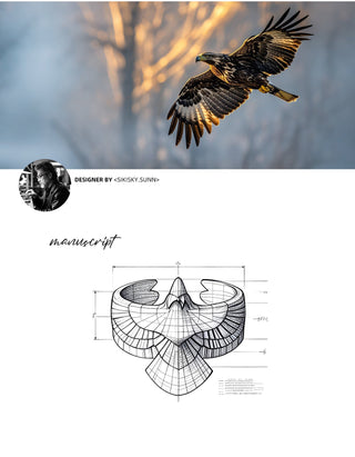 eagle ornament earrings