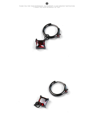 gothic gemstone earrings