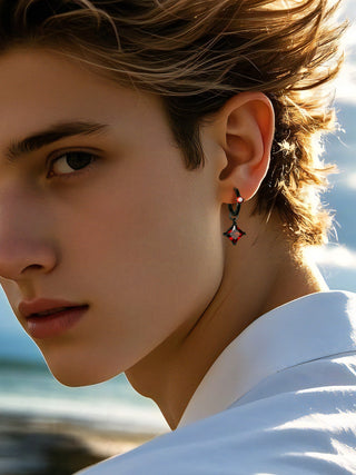 gothic gemstone earrings