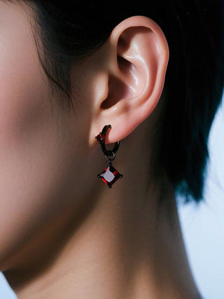 gothic gemstone earrings