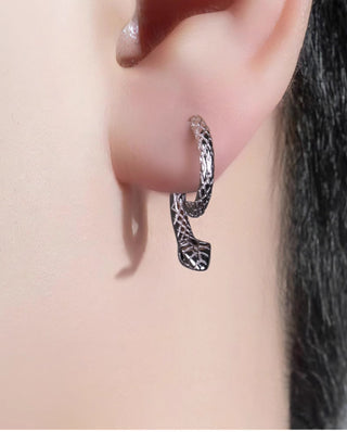 double-sided snake earrings