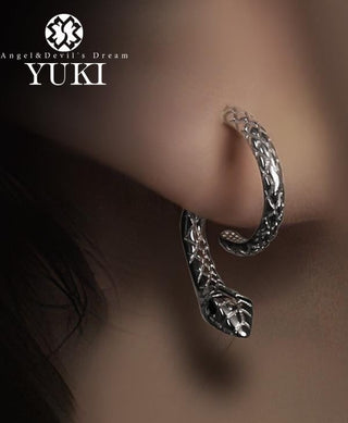 double-sided snake earrings