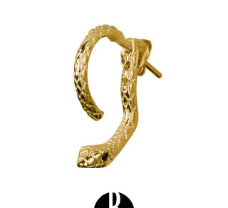 double-sided snake earrings