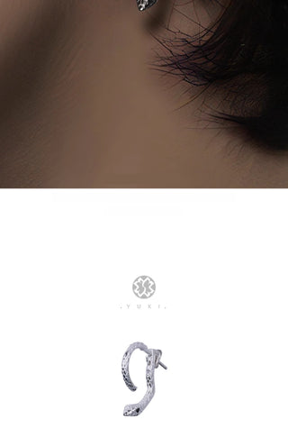 double-sided snake earrings