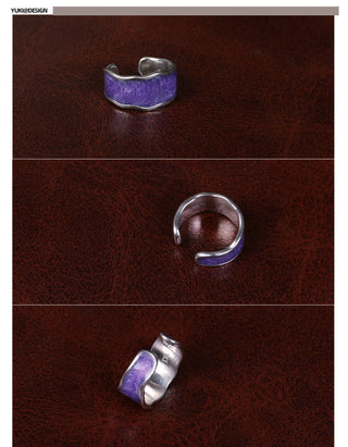 colored glaze earrings
