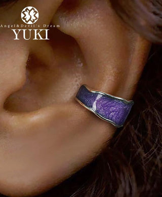 colored glaze earrings