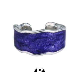 colored glaze earrings
