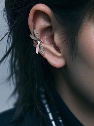 dragonfly clip earrings