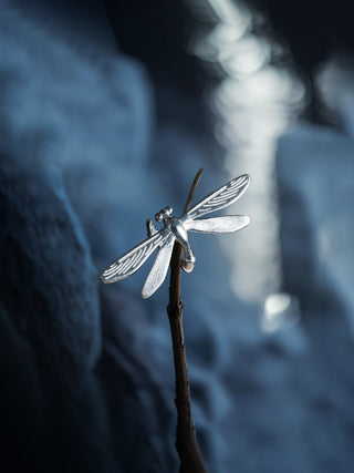 dragonfly clip earrings