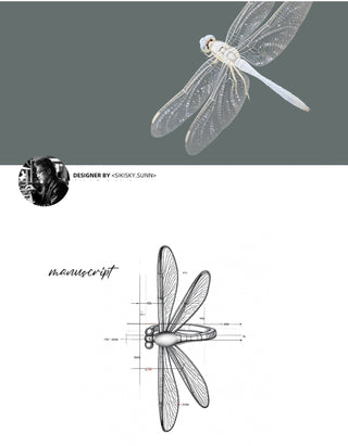 dragonfly clip earrings