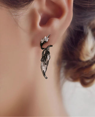 angel wings earrings