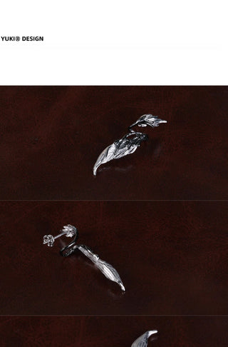 angel wings earrings