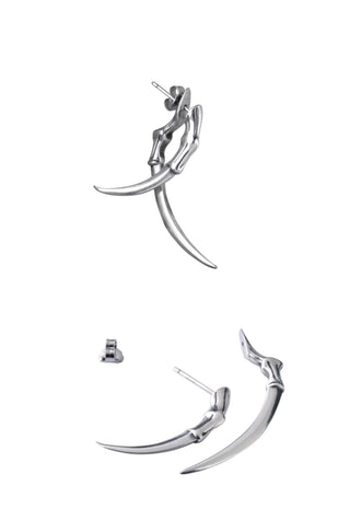 double claw earrings