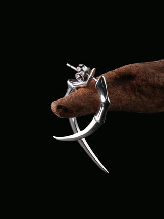 double claw earrings