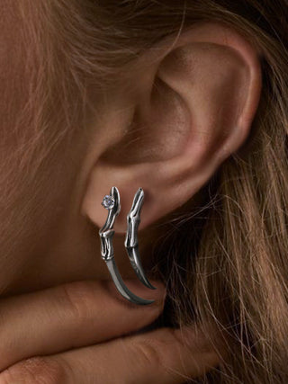 double claw earrings