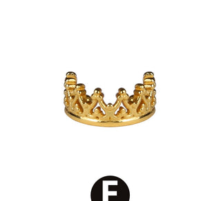 crown clip earrings