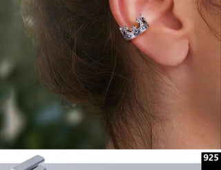 crown clip earrings