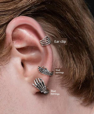 bone claw earrings