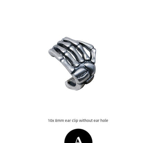 bone claw earrings