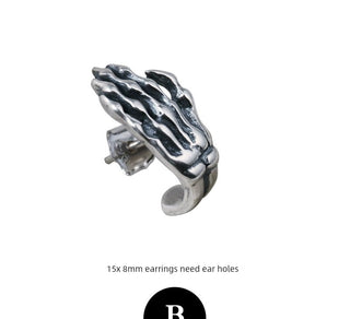 bone claw earrings