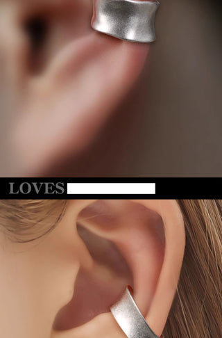 ribbon clip earrings