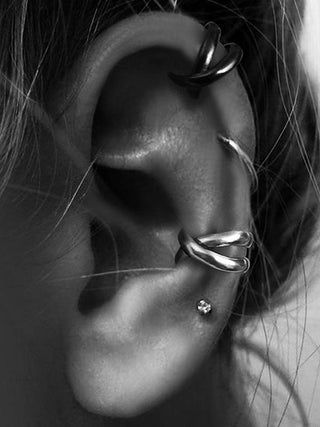 simple clip earrings