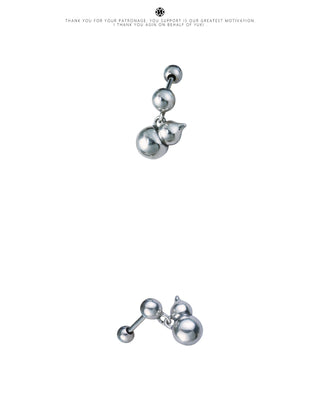 calabash stud earrings