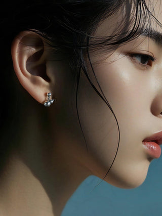 calabash stud earrings