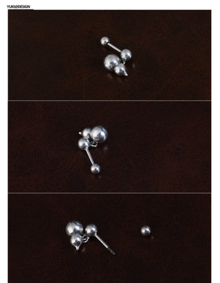 calabash stud earrings