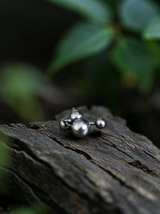 calabash stud earrings