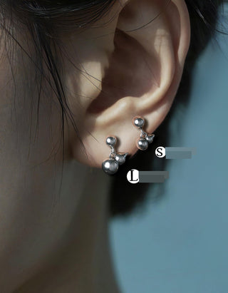 calabash stud earrings
